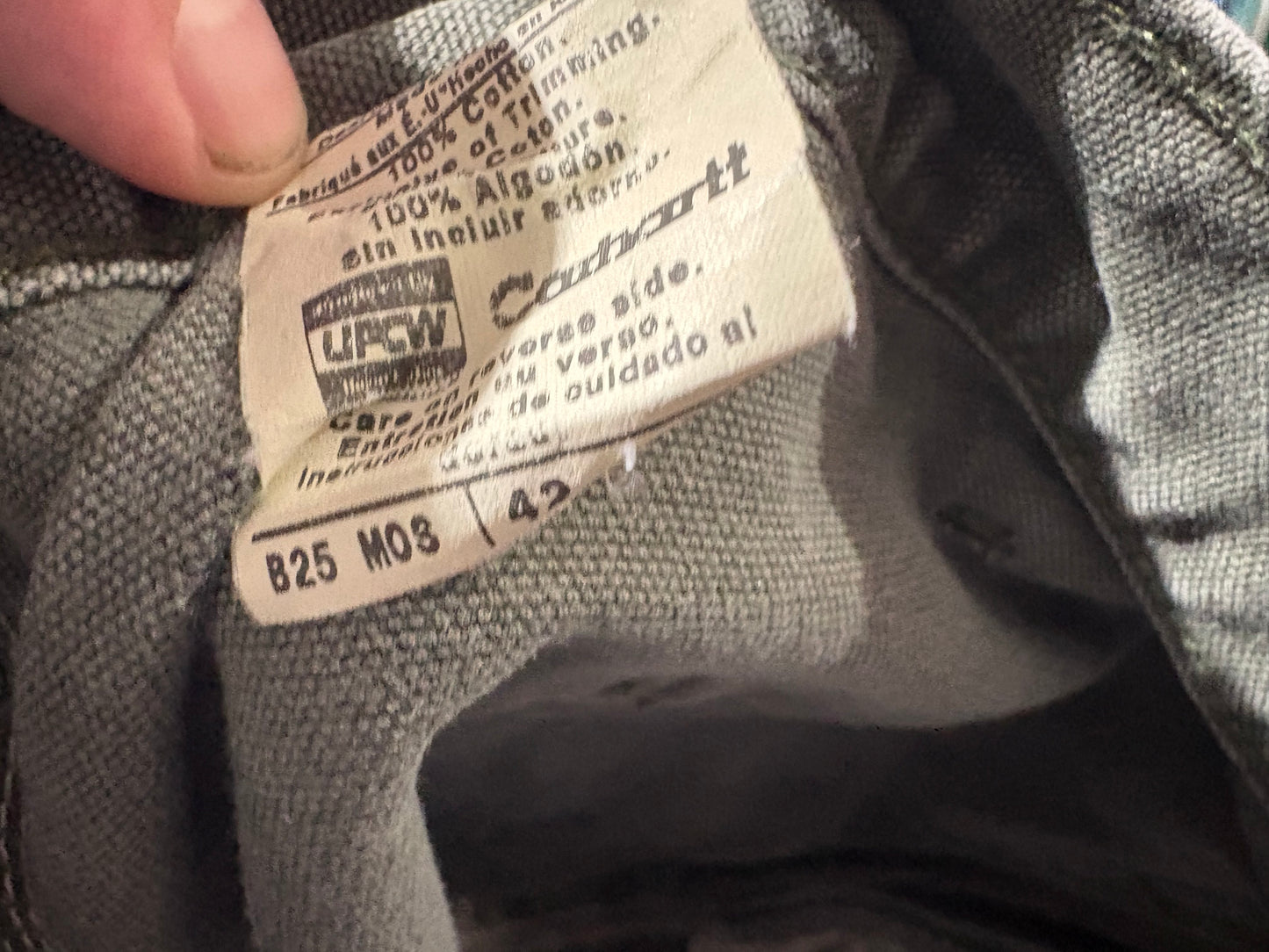 Carhartt Carpenter Shorts - Olive Size 42