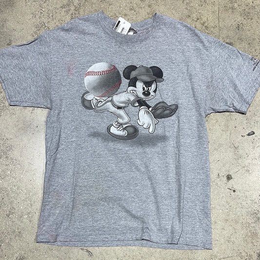 Mickey Pitching Tee - Grey Size XL