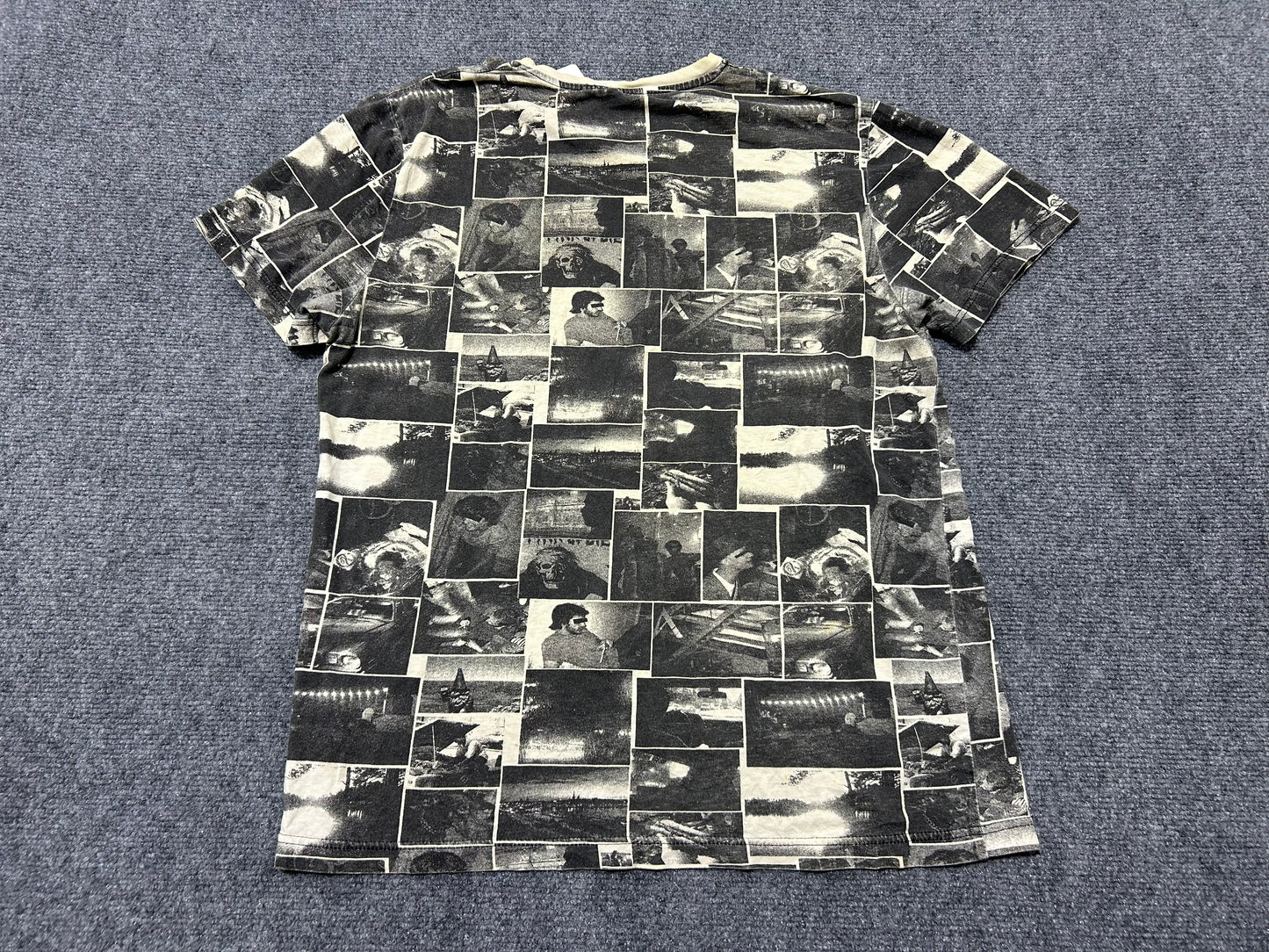 Grugy Graphic AOP Tee - Black/White Size Medium