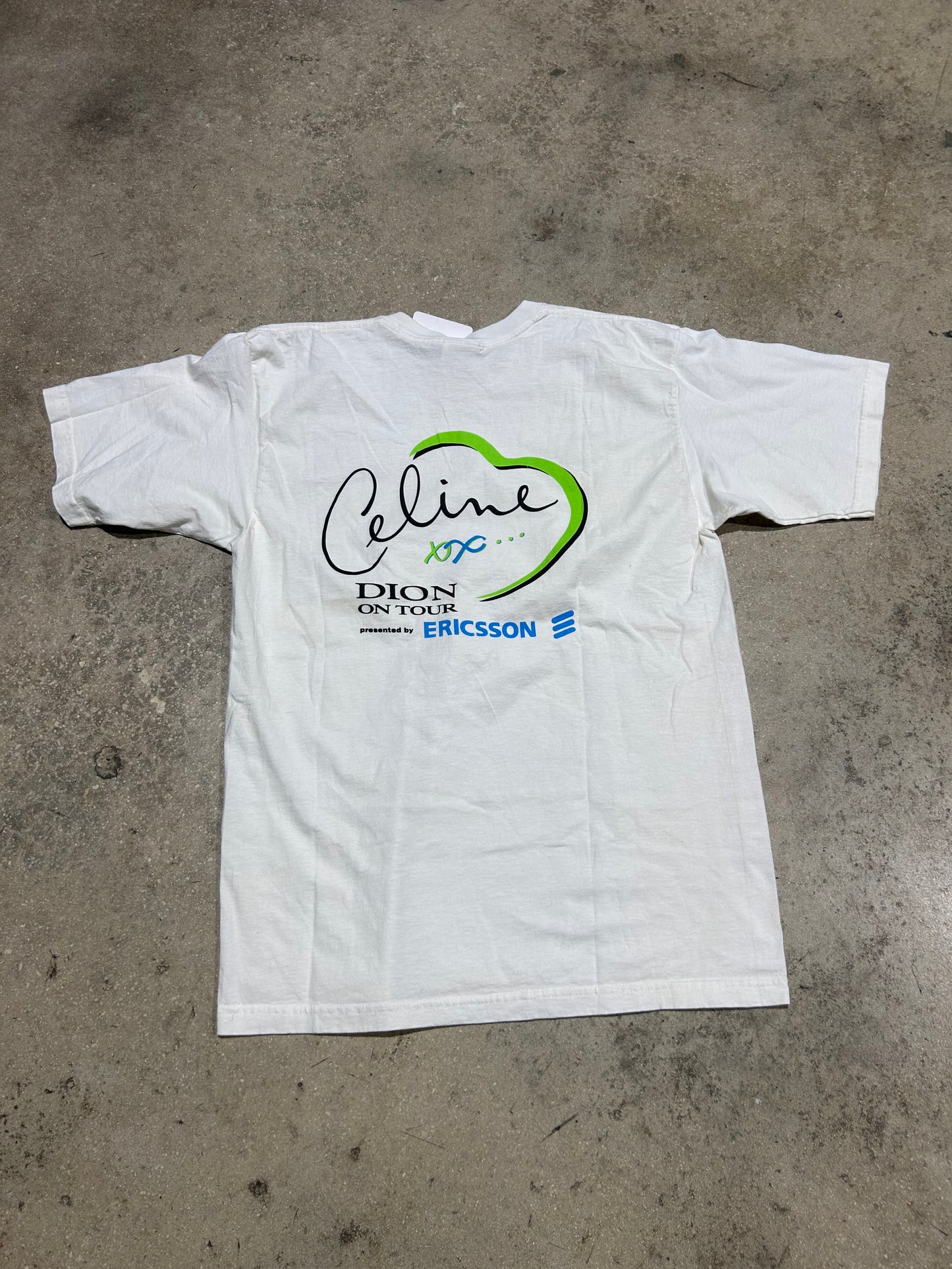 Celine Dion On Tour Tee - Cream Size XL