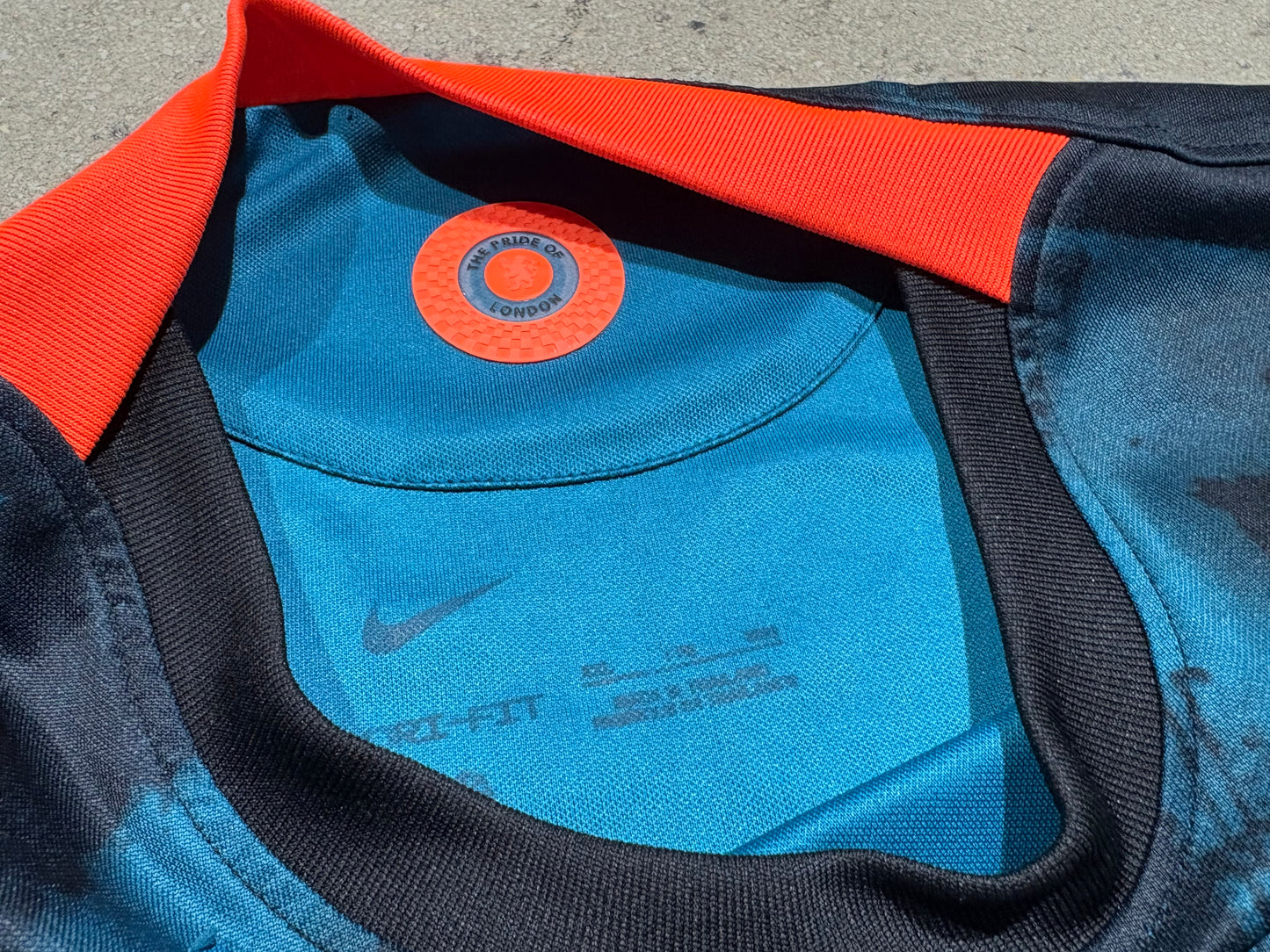 Nike Chelsea #19 Mount Soccer Jersey - Blue / Orange Size 2XL