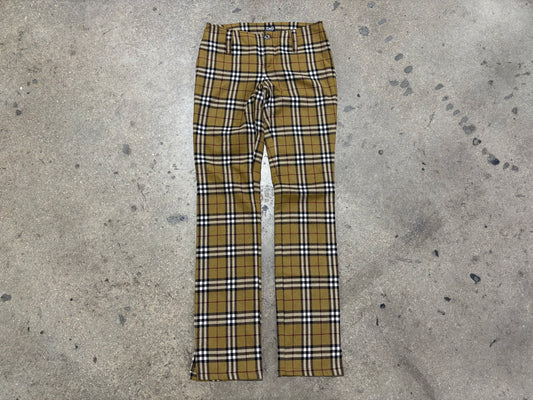 Womens Dolce & Gabbana Plaid Pants - Size 27