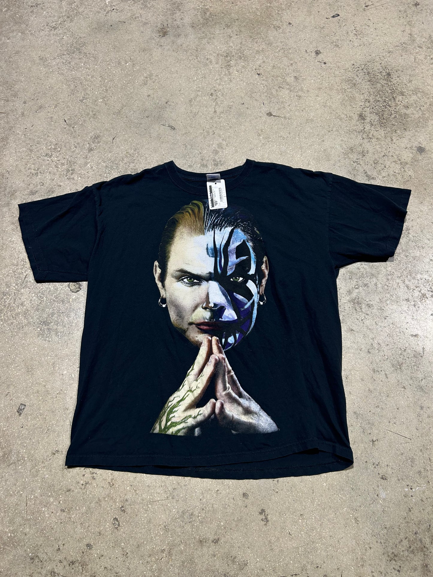 Jeff Hardy Two Face Tee - Black Size XL
