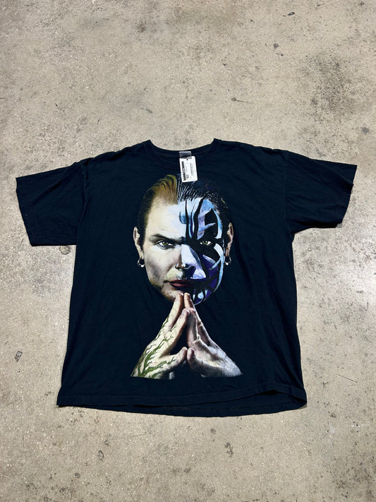 Jeff Hardy Two Face Tee - Black Size XL