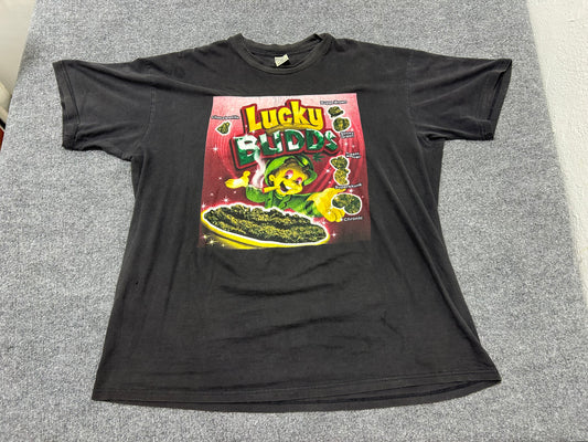 Lucky Buds Tee - Black Size XXXL