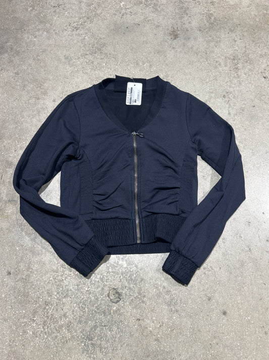 Women's Track Jacket - Black Size Medium
