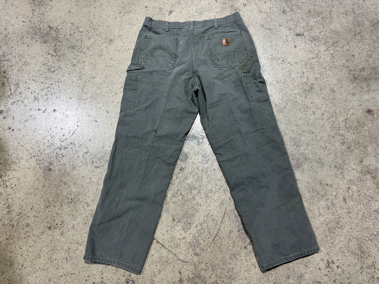 Carhartt Carpenter Pants - Olive Size 36x32