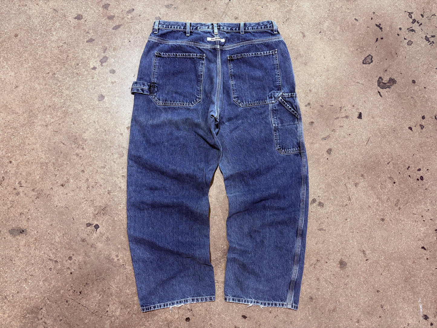 Clavin Klein Baggy Carpenter Denim Jeans - Blue Size 36