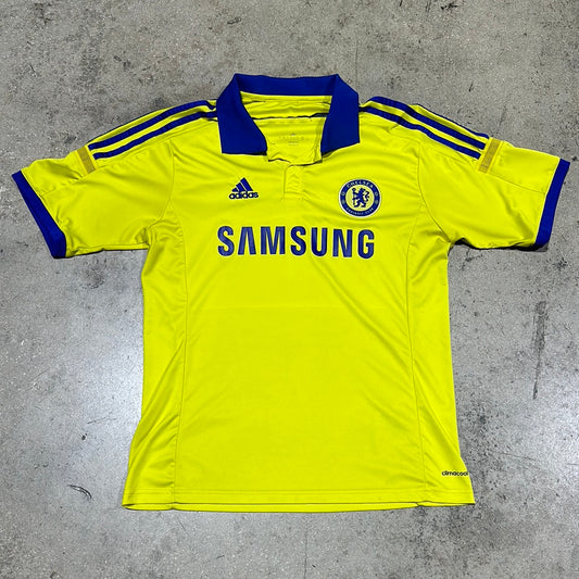 Adidas Chelsea FC 2014-15 Away Jersey - Yellow Size Large