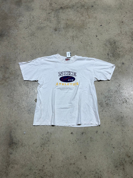 Nike Athelitcs Emblem Tee - White Size XL