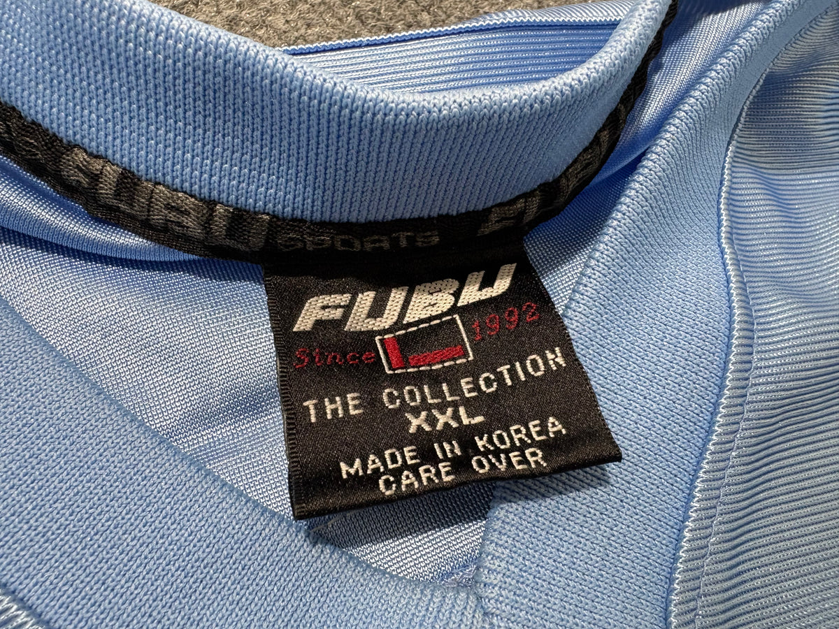 FUBU 05 Football Jersey - Baby Blue Size XXL