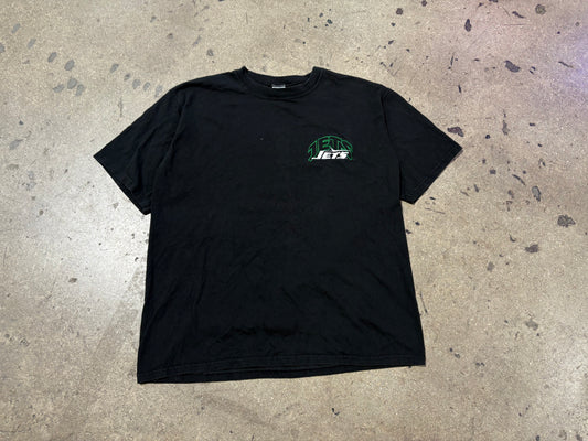 New York Jets Tee - Black Size XL
