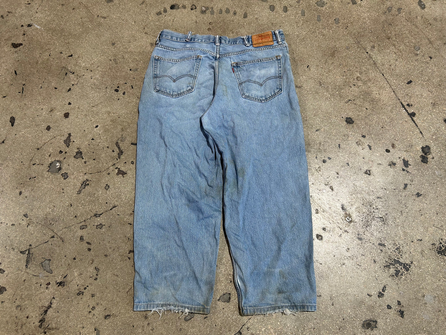 Levis 560 Worn In Jeans - Blue Size 38x32(con)