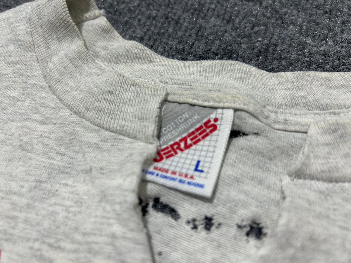 Thrashed Marine Tee - Gray size Large