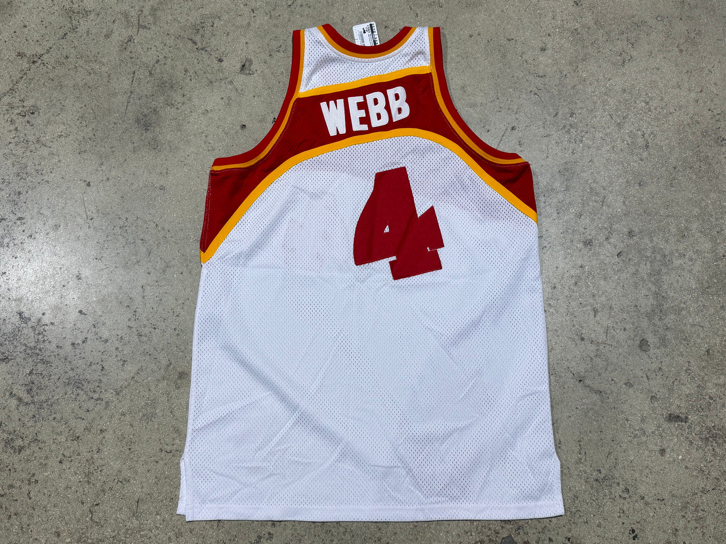 M&N Atlanta Hawks Spud Webb Jersey Size 48/XL