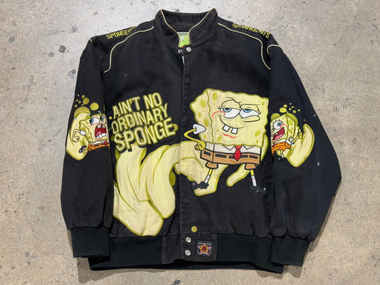 JH Design SpongeBob Squarepants Racing Jacket Size XXL