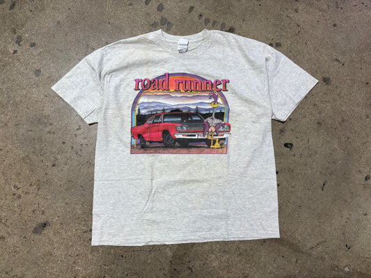 Road Runner Muscle Car Tee - Grey Size XL