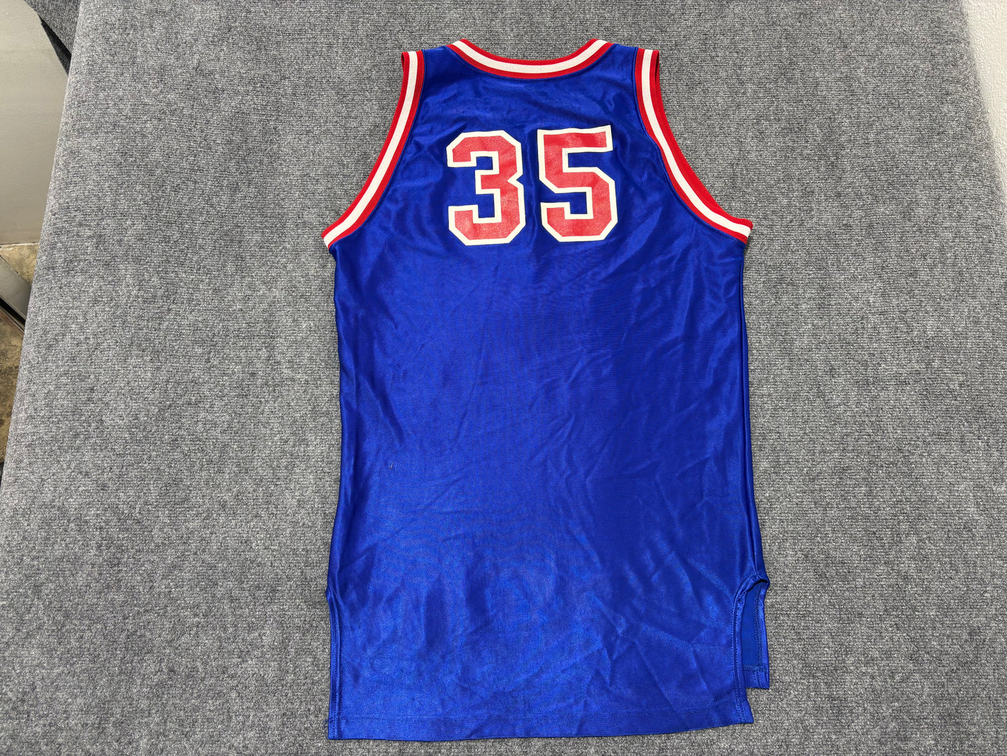 Russell Berlin Bears Basketball Jersey - Blue / Red Size Large