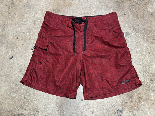 Oakley Swim Shorts - Red Size 34 (con)
