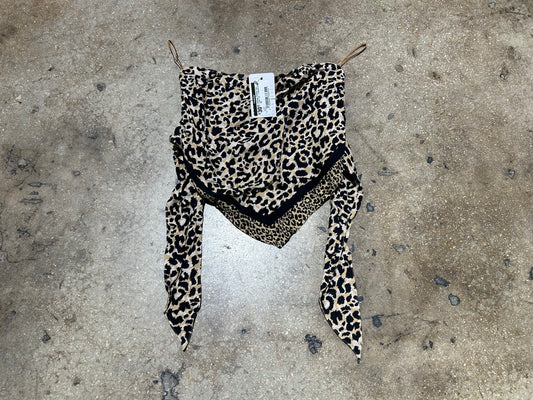 Hollister Cheetah Tied Tube Top - Cheetah Size XS