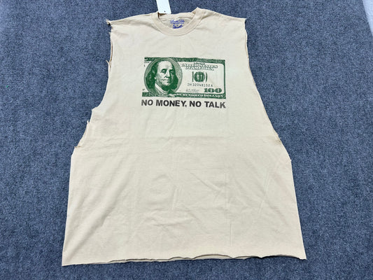 South Pole Non Money Cutoff Tee - Tan Size XL