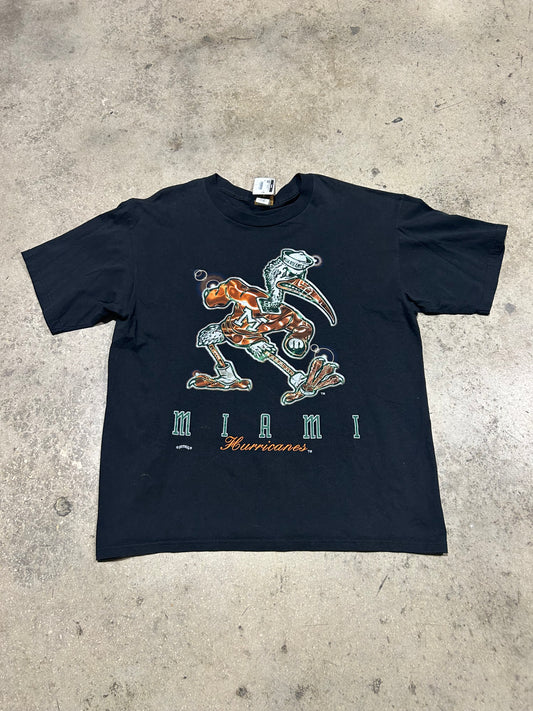 Miami Hurricanes Ibis Tee - Black Size XL