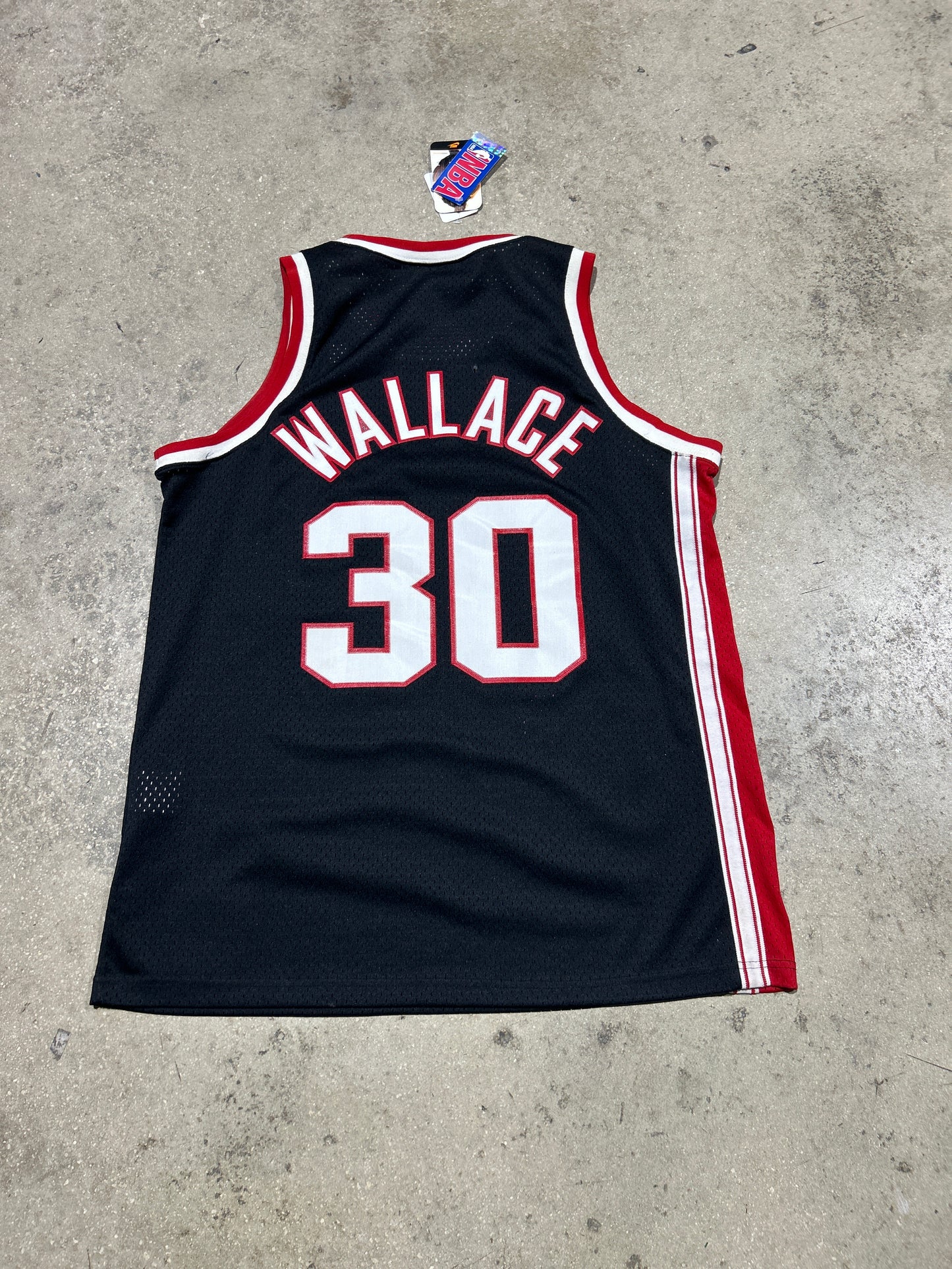 Nike Portland Trailblazers Wallace #30 Rewind Jersey - Black Size Large