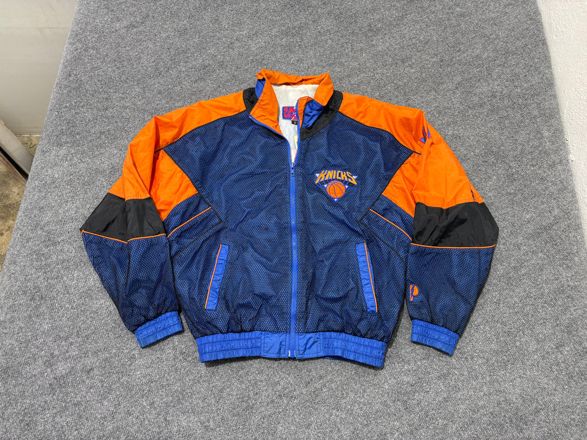 Pro Player New York Knicks Windbreaker - Blue / Orange Size Small