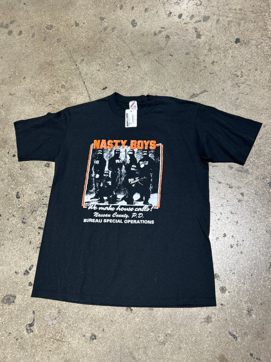 90s Nasty Boys: We Make House Calls Tee - Black Size XL