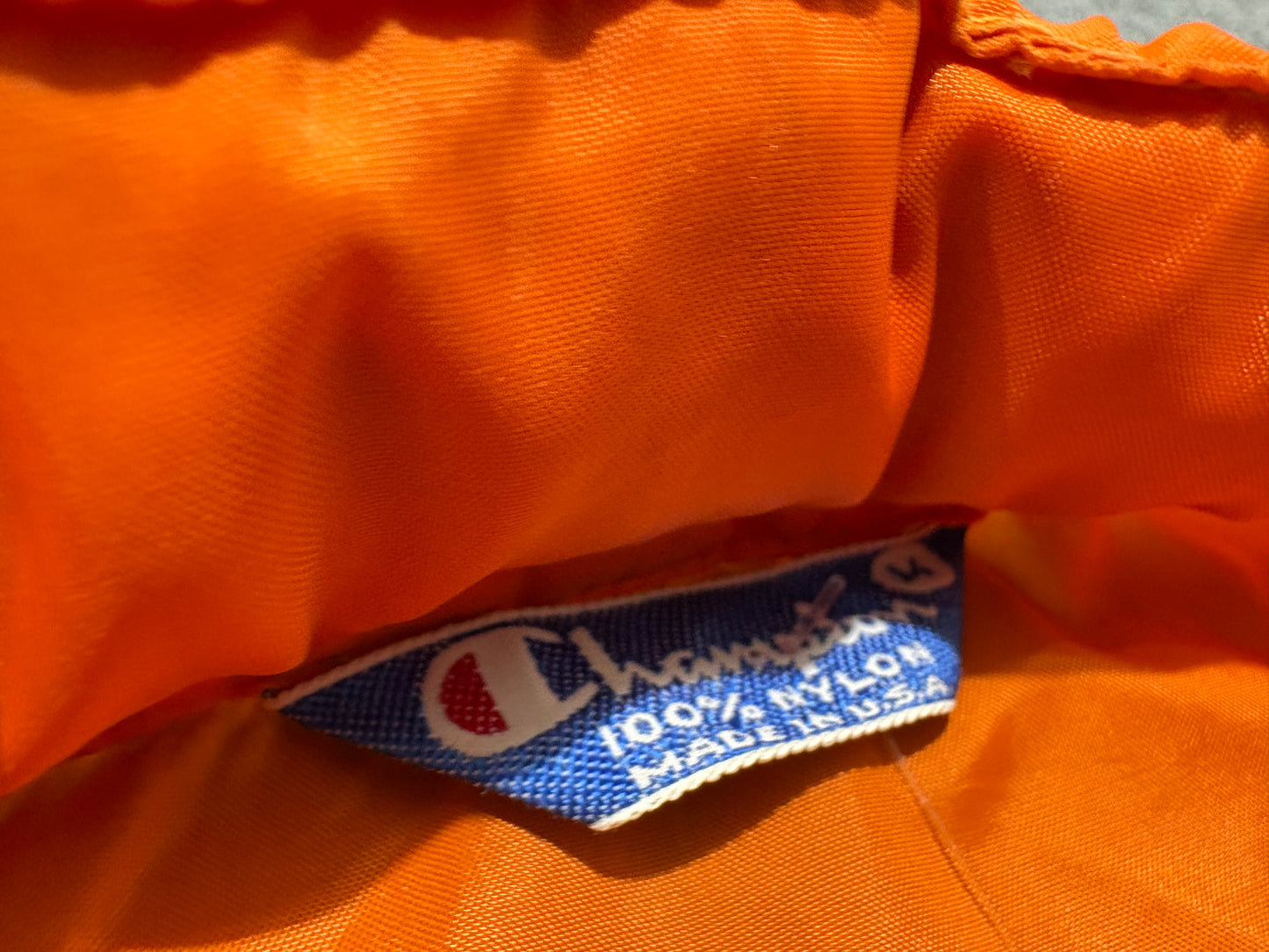 Champion University Of Manitoba Windbreaker Jacket - Orange Size Medium
