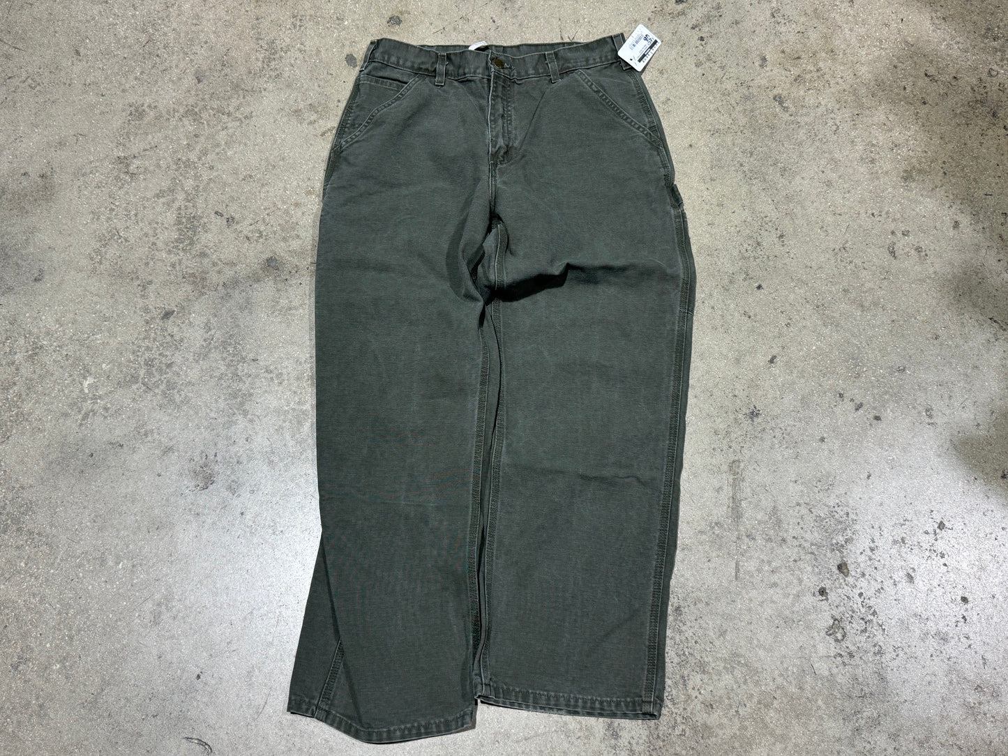 Carhartt Carpenter Pants - Olive Size 33x30