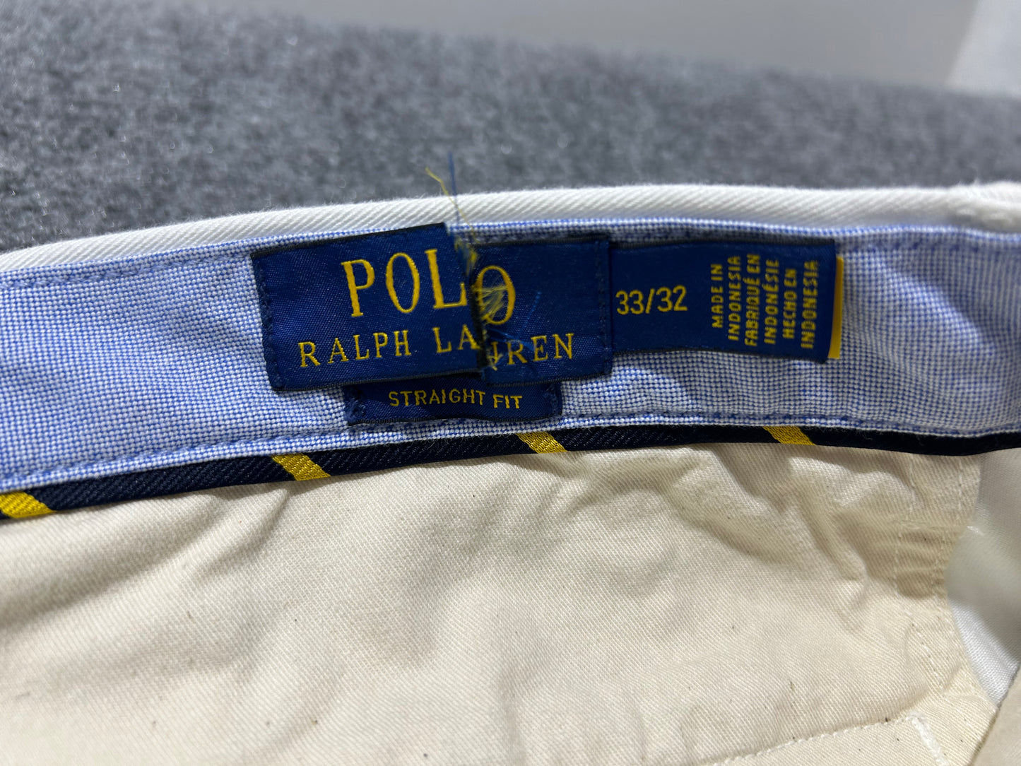 Ralph Lauren Stencil Chinos - Khaki Size 32(con)