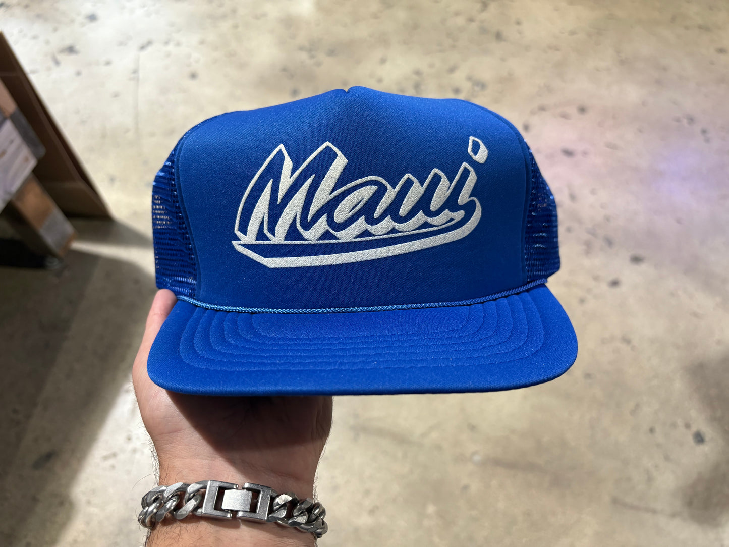 Maui Trucker Hat - Blue