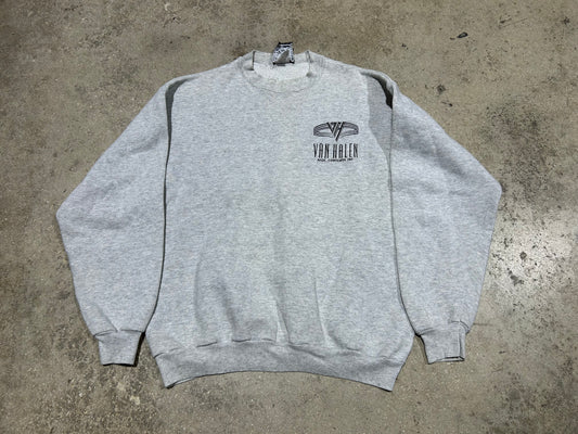 Van Halen Concert Crewneck - Gray Size Large (con)