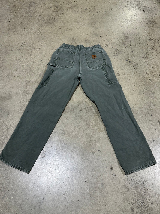 Carhartt Carpenter Pants - Olive Size 30x30