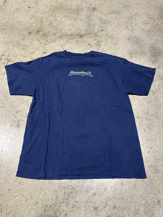 1998 Dragonball Z Goku SS2 Freiza Tee - Navy Size XL