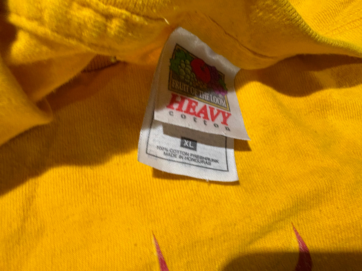 2000 WNBA Miami Sol Tee - Yellow Size XL