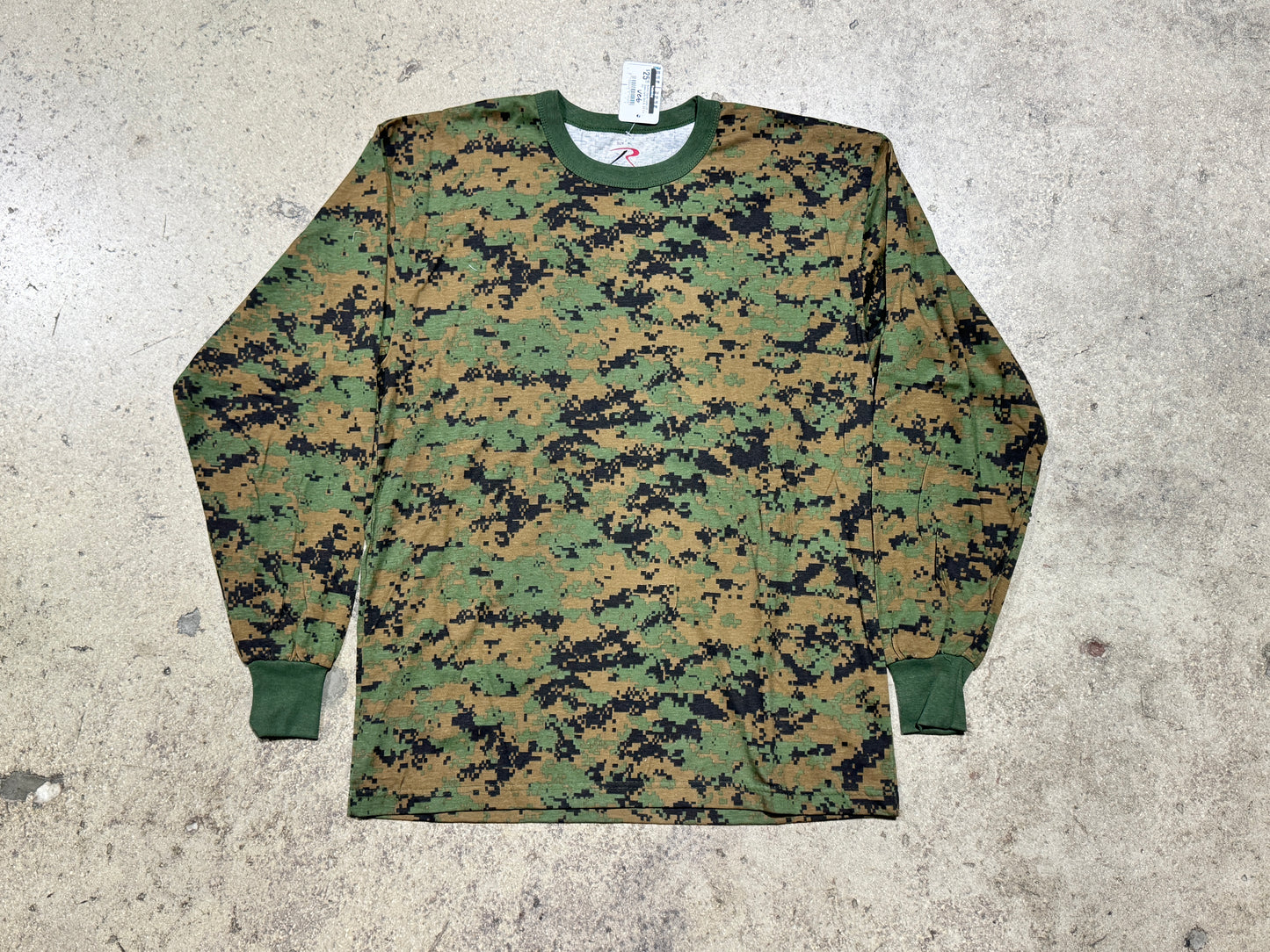 Rothco Digital Camo L/S - Green Camo Size XL