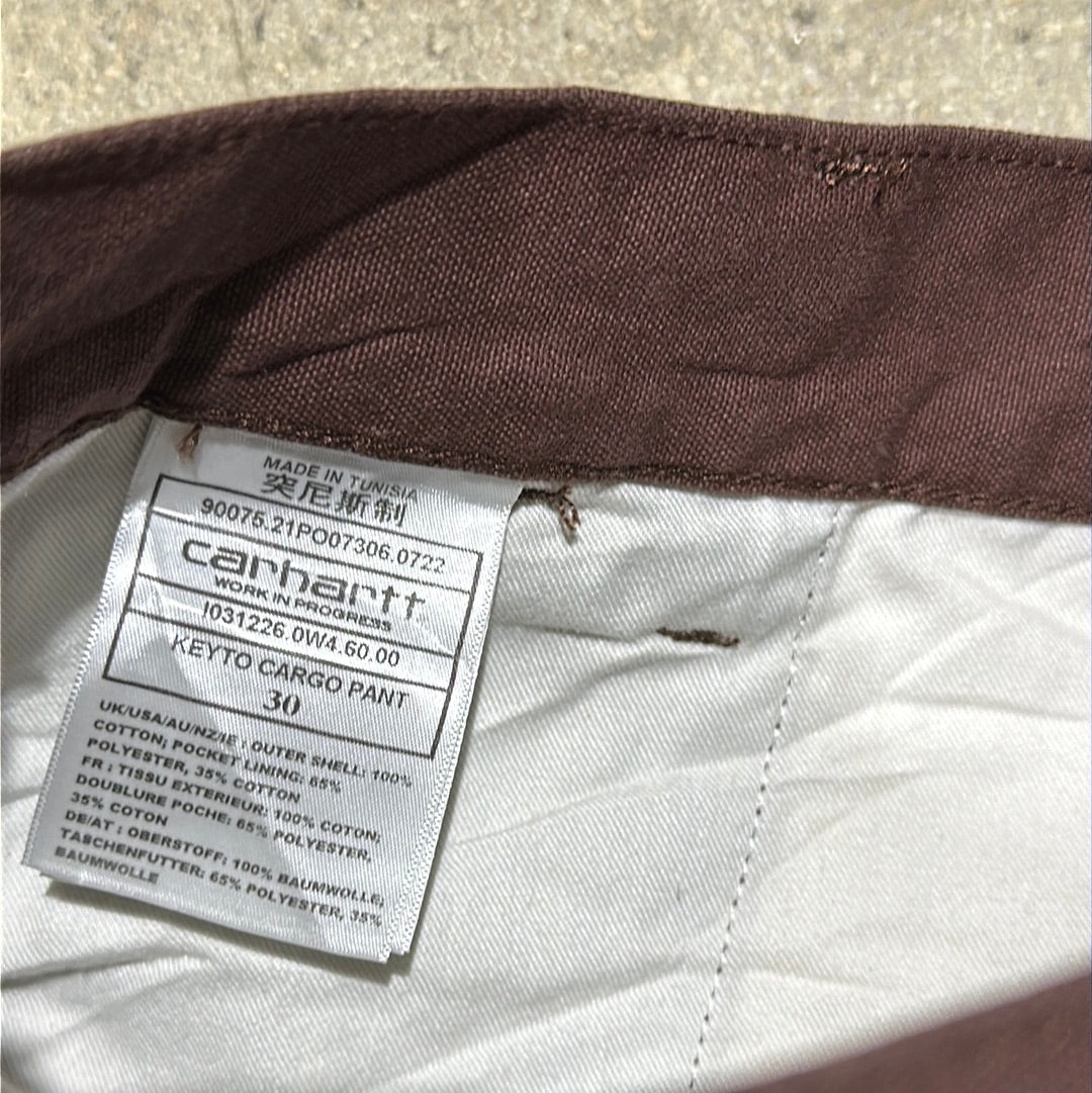 Carhartt Cargo Pants - Dark Brown Size 30x32