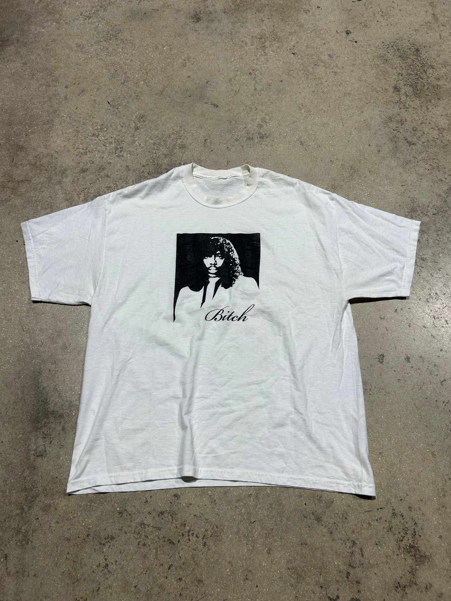Rick James Bitch Tee - White Size XL