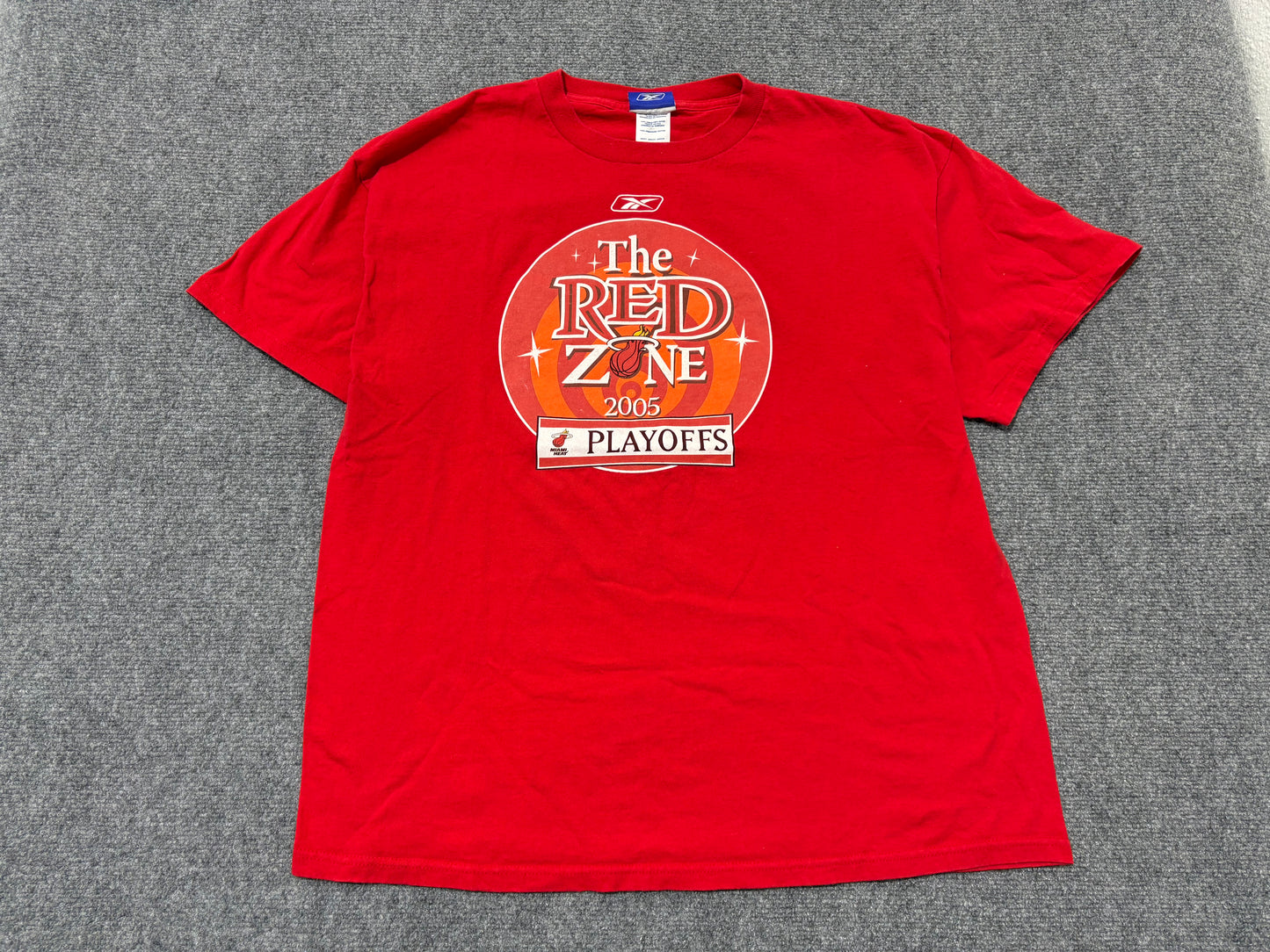 2005 Miami Heat The Red Zone Tee - Red Size XL