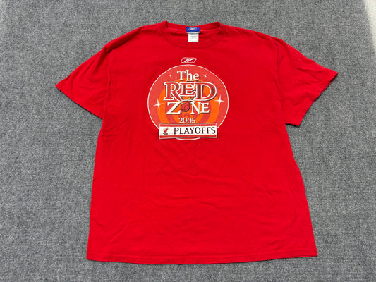 2005 Miami Heat The Red Zone Tee - Red Size XL