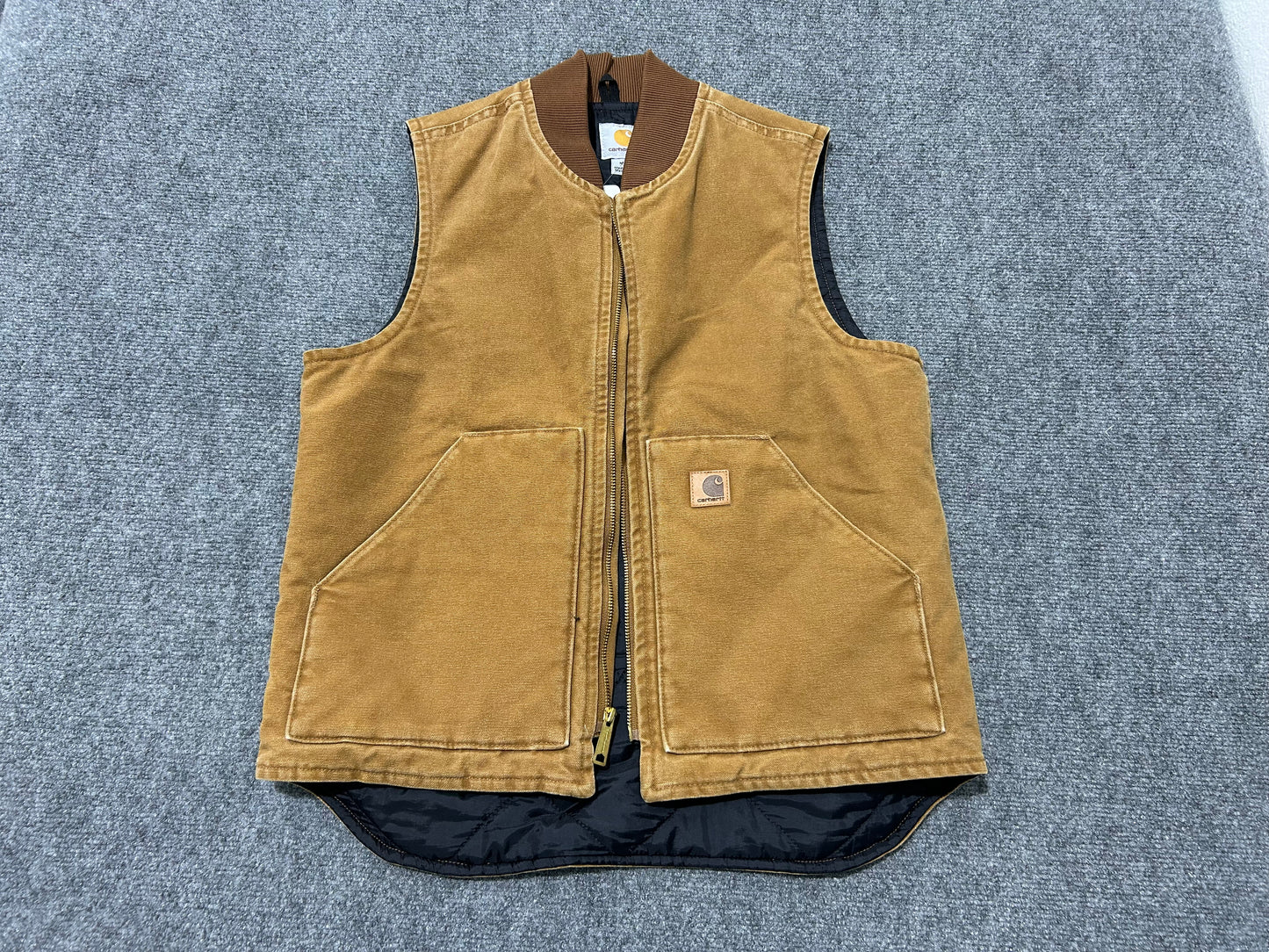 Carhartt Vest - Brown Size Medium