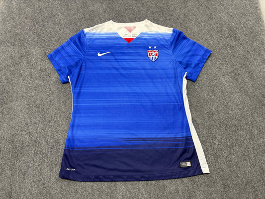 USA Womens Gradient Soccer Jersey - Blue Size XL