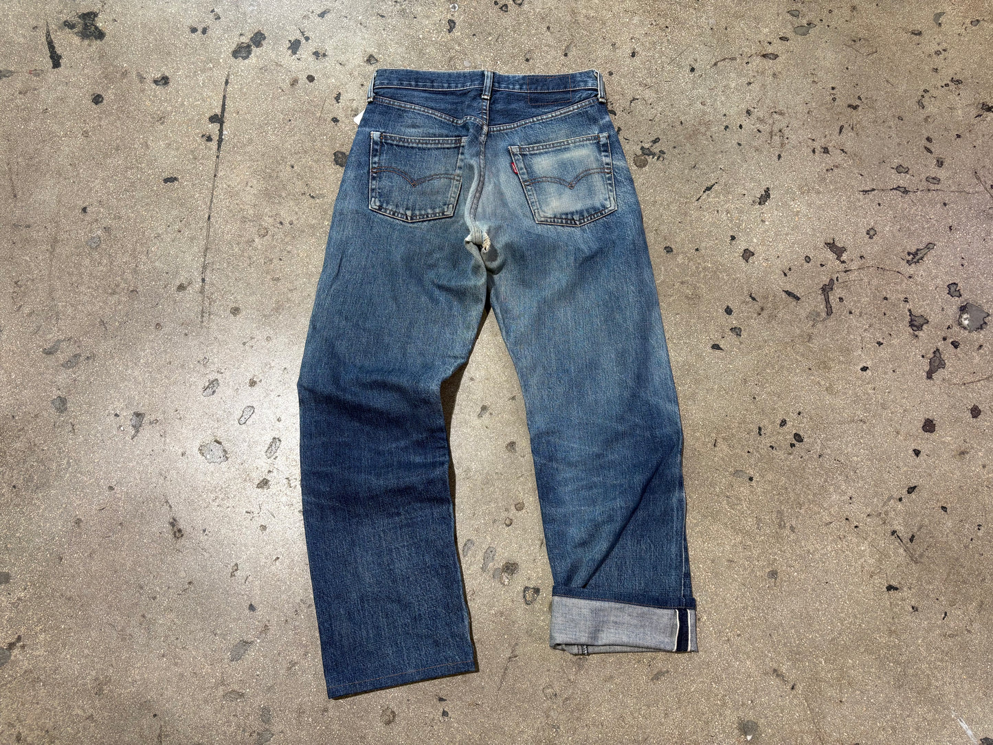 90s Levis 502xx Selvedge Big E Jeans - Blue Size 29 x 29