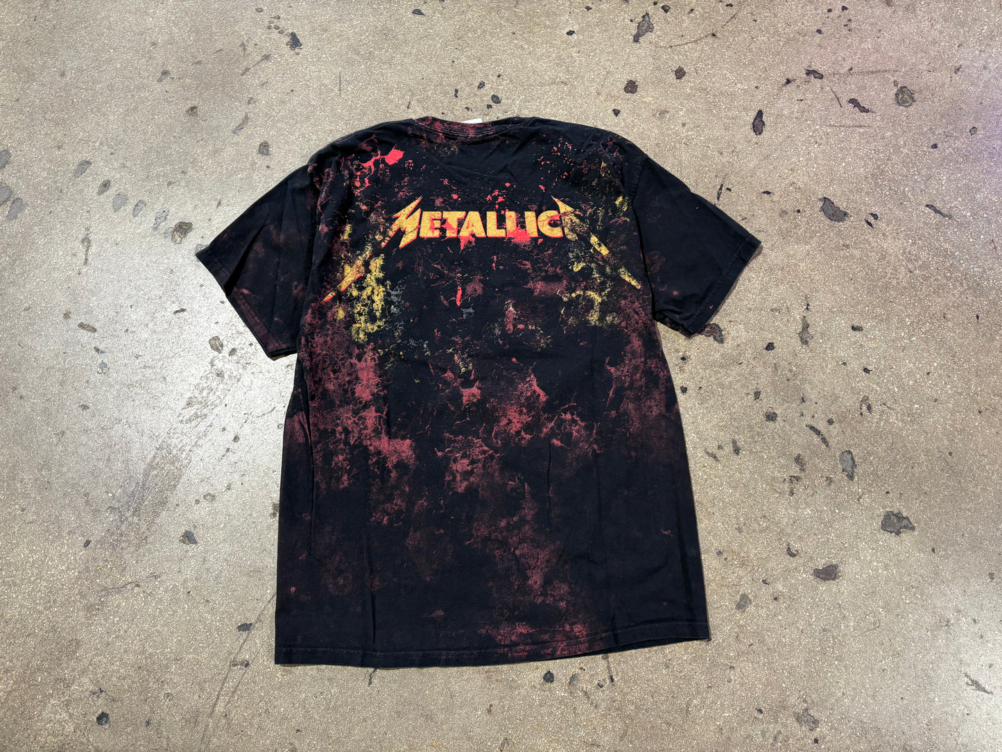 Metallica Kill Them All AOP Tee - Black/Red Size Large
