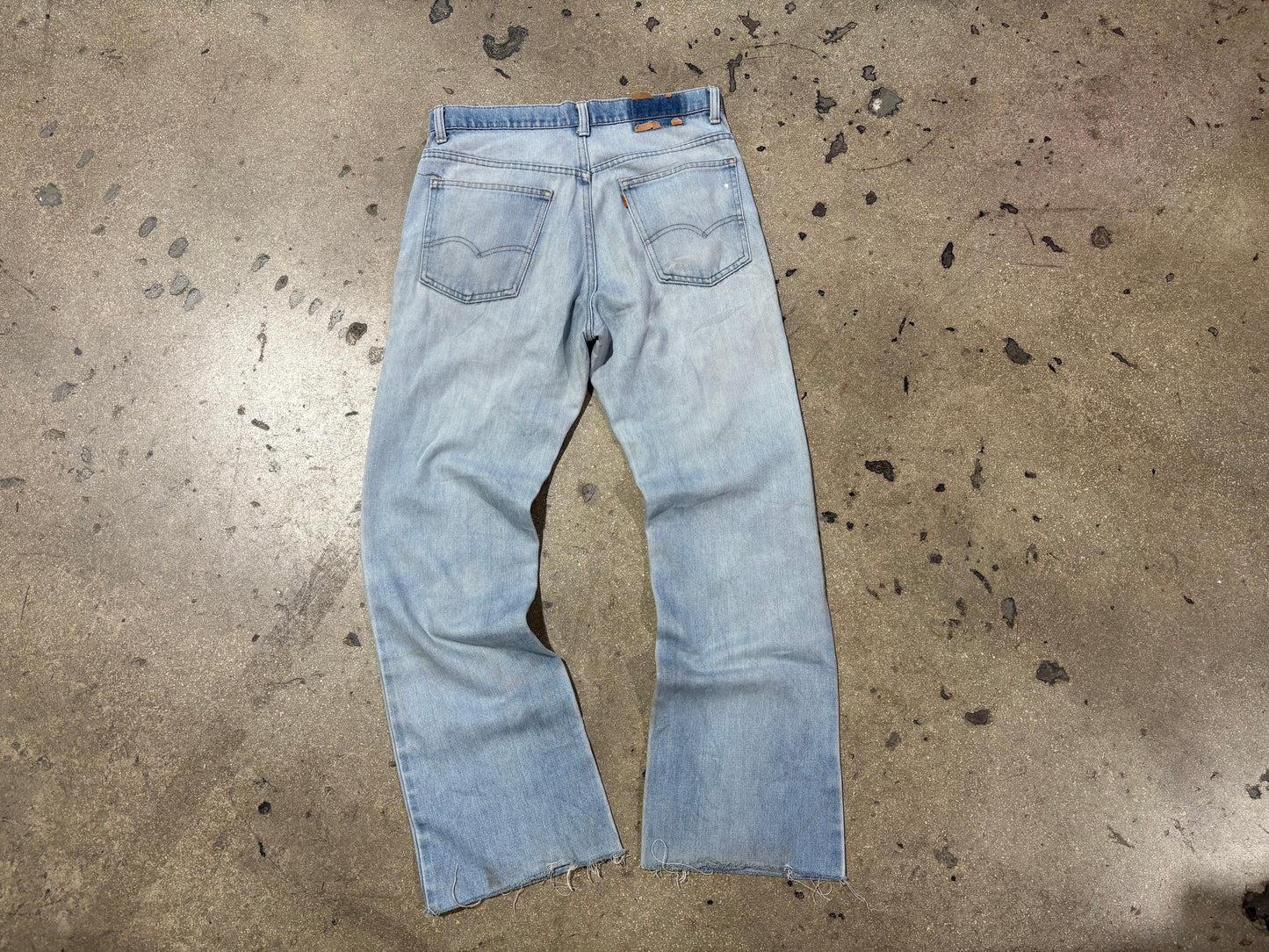 Levis Orange Tab Boot Cut Jeans - Light Wash Size 34 x 30