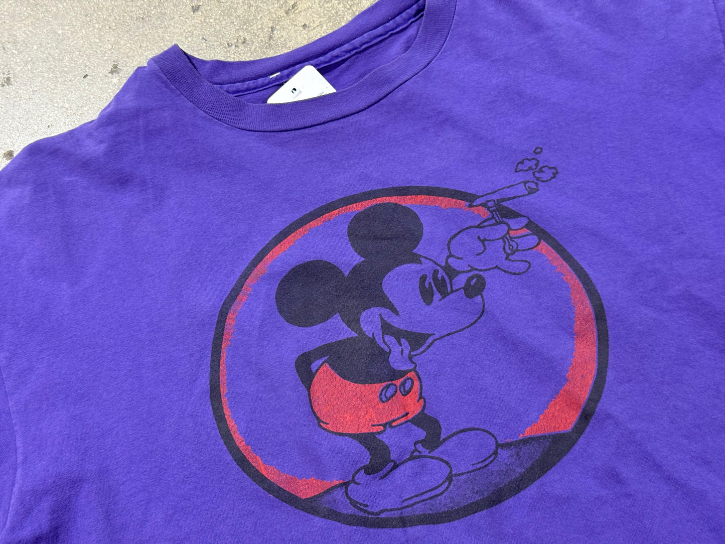 90s Mickey Joint Tee - Purple Size XL