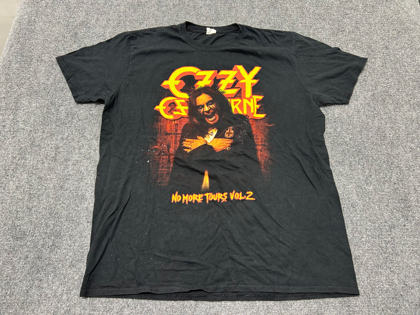 2018 Ozzy Osbourne No More Tours Vol 2 Tee - Black Size XL(con)