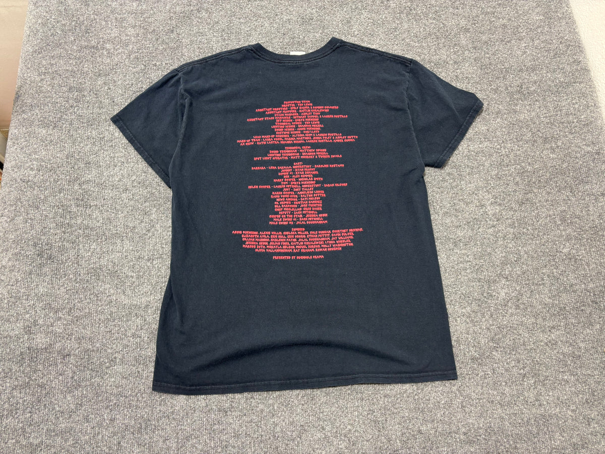 Night of the Living Dead Play Tee - Black Size Large